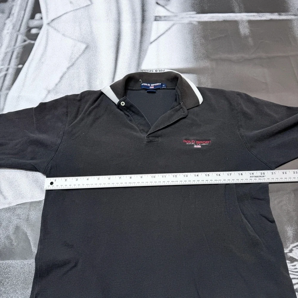 Polo Sport Ralph Lauren Men’s Size Medium Rugby Long Sleeve Shirt A38